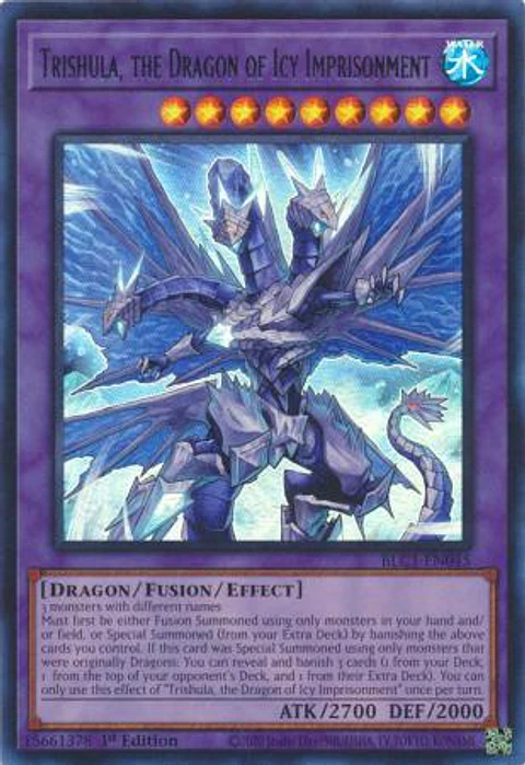 Trishula, the Dragon of Icy Imprisonment - BLC1-EN045 - Ultra Rare