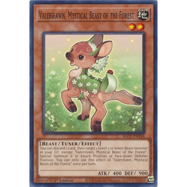Valerifawn, Mystical Beast of the Forest - BLC1-EN148 - Common 