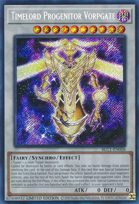 Timelord Progenitor Vorpgate - BLC1-EN008 - Secret Rare