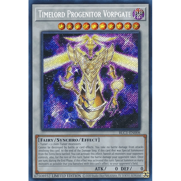 Timelord Progenitor Vorpgate - BLC1-EN008 - Secret Rare