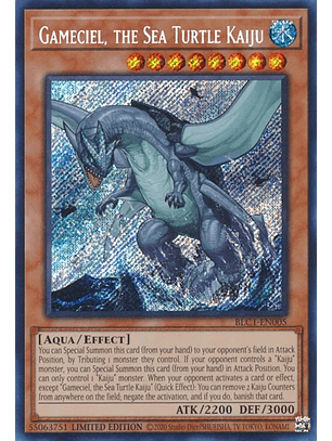 Gameciel, the Sea Turtle Kaiju - BLC1-EN005 - Secret Rare