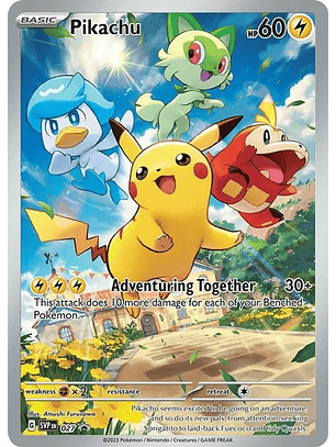 Pikachu - SVP027 - Illustration Rare Promo