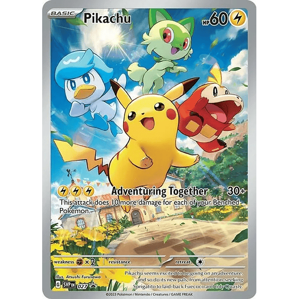 Pikachu - SVP027 - Illustration Rare Promo