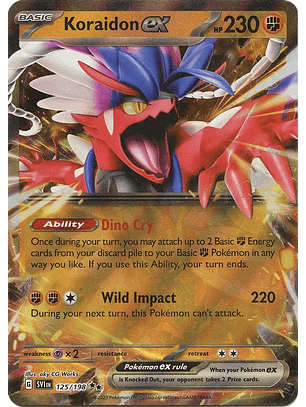 Koraidon ex - 125/198 - Ultra Rare