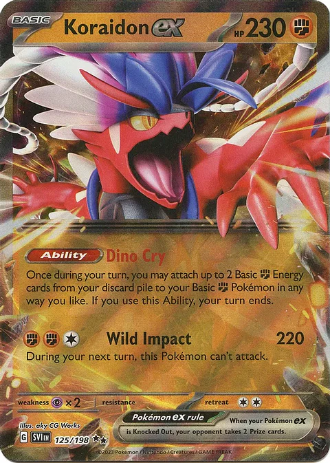 Koraidon ex - 125/198 - Ultra Rare