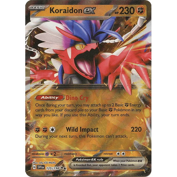 Koraidon ex - 125/198 - Ultra Rare