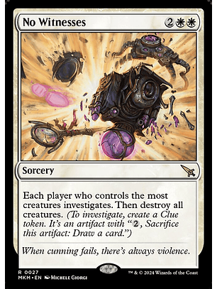 No Witnesses - MKM - R 