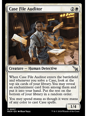 Case File Auditor - MKM - U (Dark Aura variant)