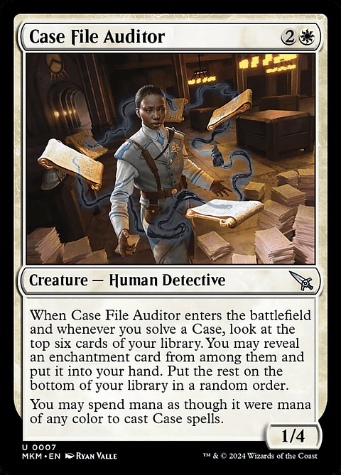 Case File Auditor - MKM - U (Dark Aura variant)