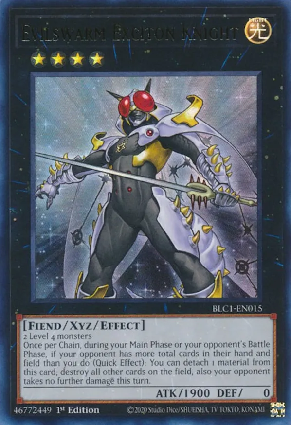 Evilswarm Exciton Knight - BLC1-EN015 - Ultra Rare 1