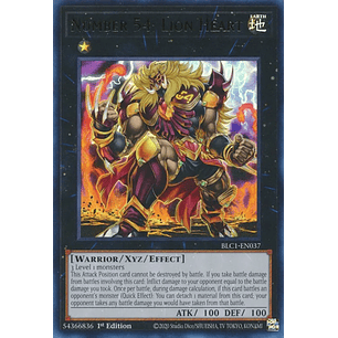 Number 54: Lion Heart - BLC1-EN037 - Ultra Rare