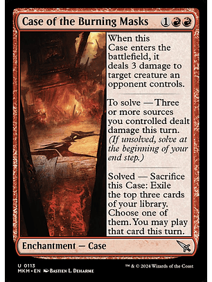 Case of the Burning Masks - MKM - U 