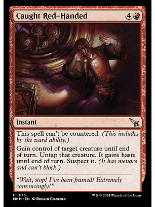 Caught Red-Handed - MKM - U 