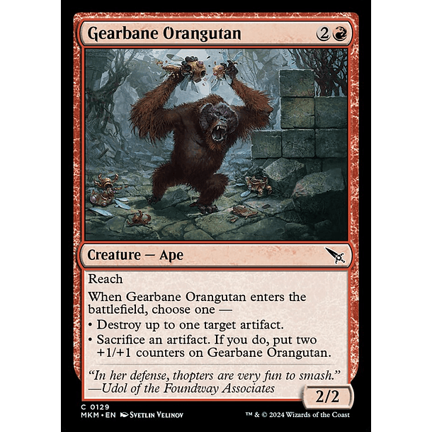 Gearbane Orangutan - MKM - C 