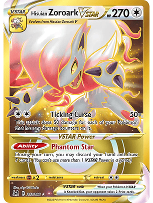 Hisuian Zoroark VSTAR - 213/196 - Secret Rare