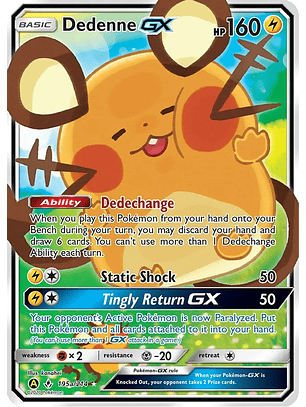 Dedenne GX - 195a/214 - Alternate Art Promo