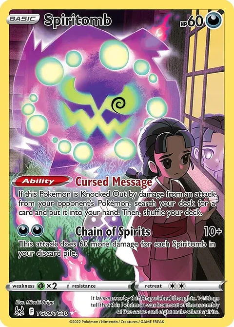 Spiritomb - TG09/TG30 - Holo Rare