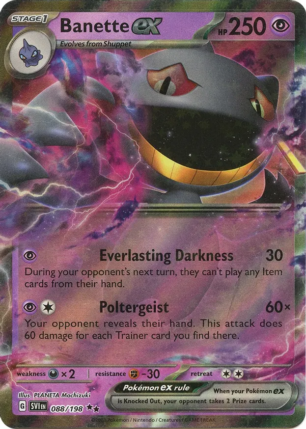 Banette ex - 088/198 - Ultra Rare 1