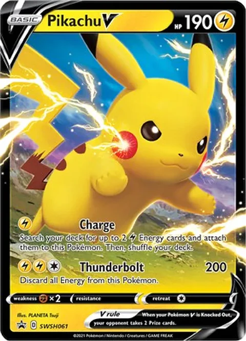 Pikachu V - SWSH061 - Promo