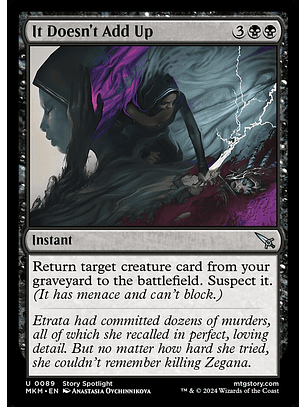 It Doesn't Add Up - MKM - U 