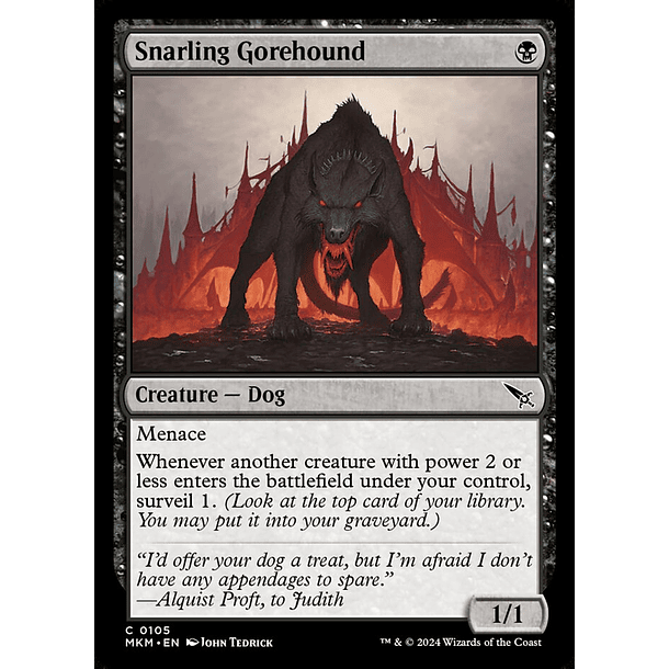Snarling Gorehound - MKM - C 
