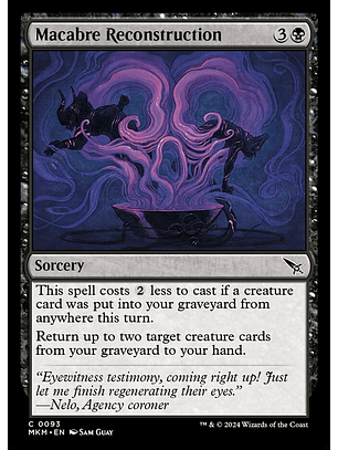 Macabre Reconstruction - MKM - C 