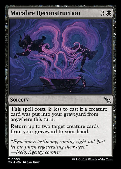 Macabre Reconstruction - MKM - C 