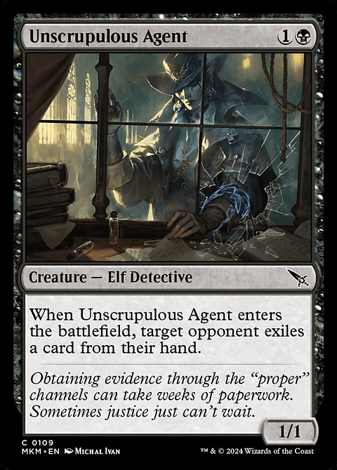 Unscrupulous Agent - MKM - C 