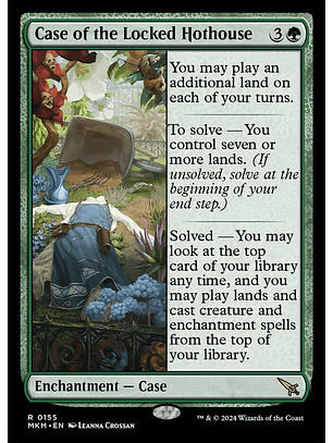 Case of the Locked Hothouse - MKM - R 