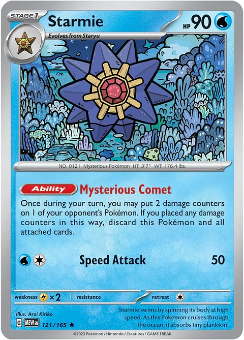 Starmie - 121/165 - Holo Rare 