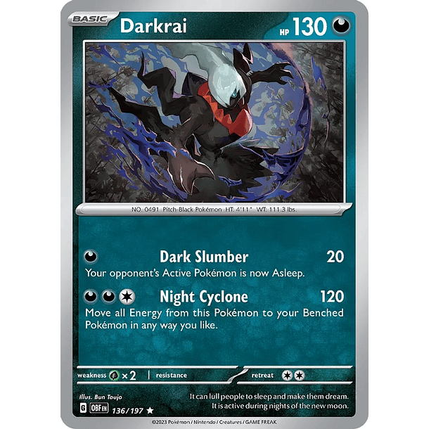 Darkrai - 136/197 - Holo Rare
