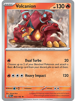 Volcanion - 022/182 - Holo Rare