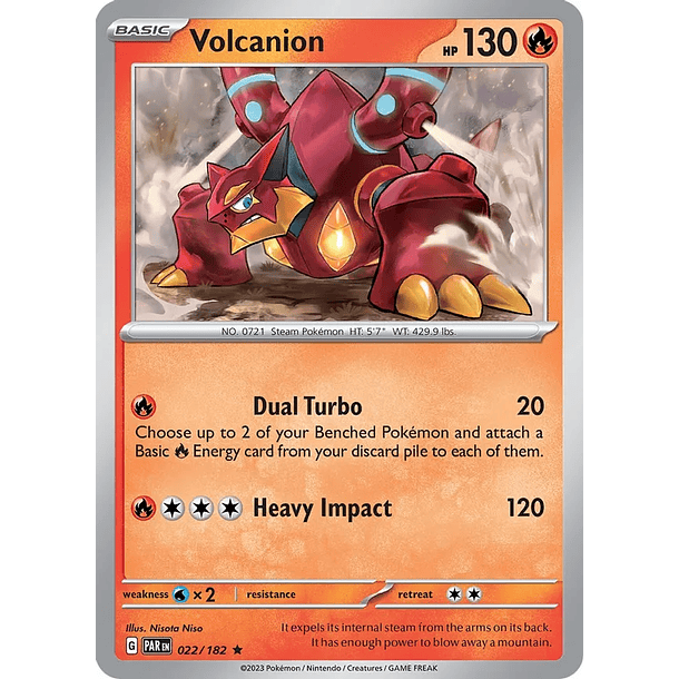Volcanion - 022/182 - Holo Rare