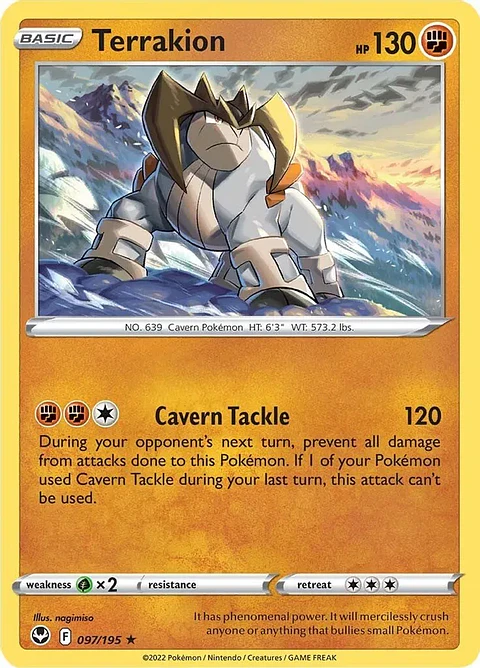 Terrakion - 097/195 - Holo Rare