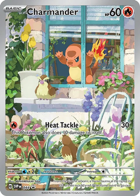 Charmander - SVP044 - Illustration Rare Promo