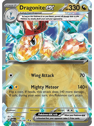 Dragonite ex - 159/197 - Ultra Rare