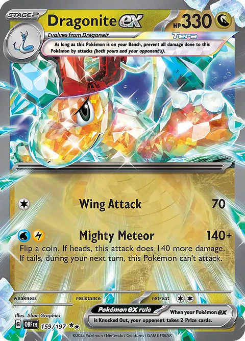 Dragonite ex - 159/197 - Ultra Rare