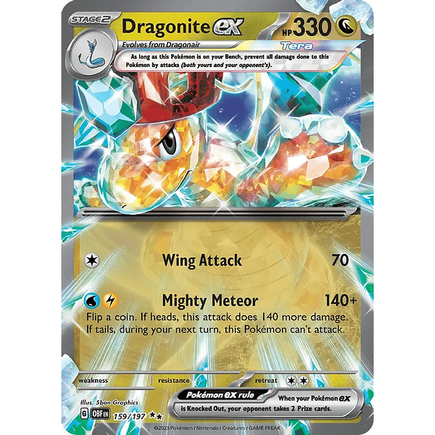 Dragonite ex - 159/197 - Ultra Rare