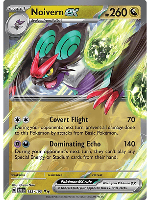 Noivern ex - 153/193 - Ultra Rare