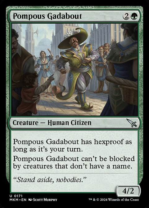 Pompous Gadabout - MKM - U 