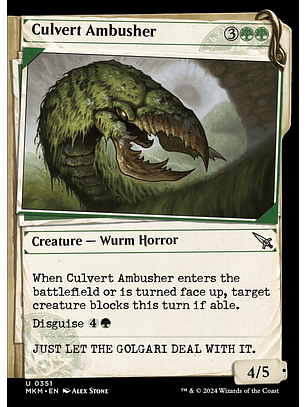 Culvert Ambusher - MKM - U 