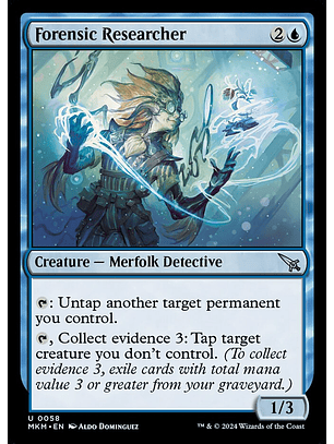 Forensic Researcher - MKM - U 