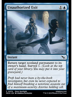 Unauthorized Exit - MKM - C 