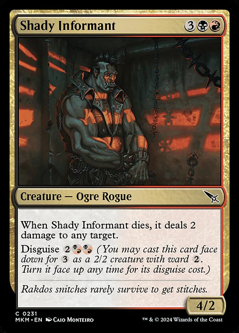 Shady Informant - MKM - C 