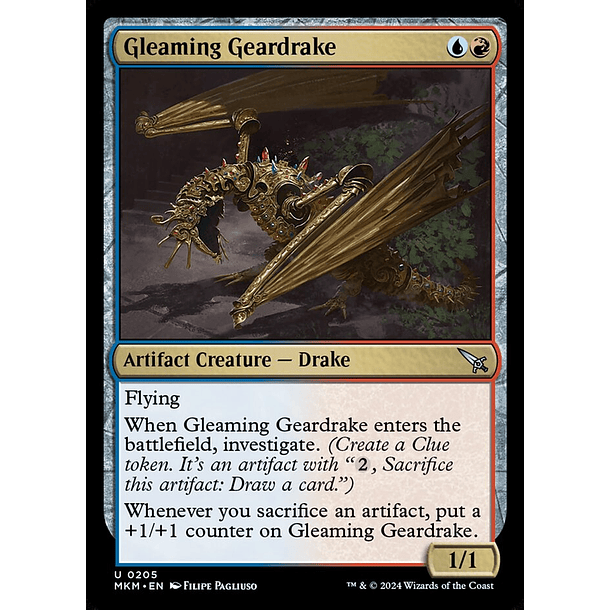 Gleaming Geardrake - MKM - U 1