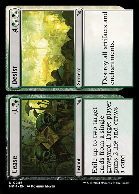 Cease // Desist - MKM - U 