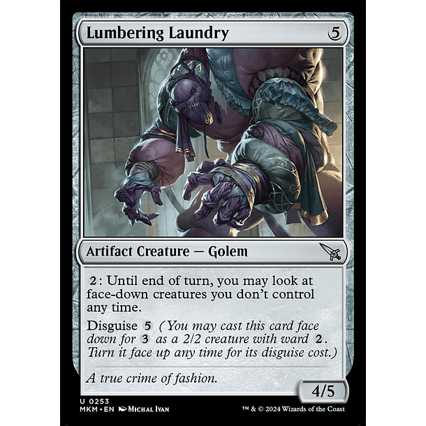 Lumbering Laundry - MKM - U