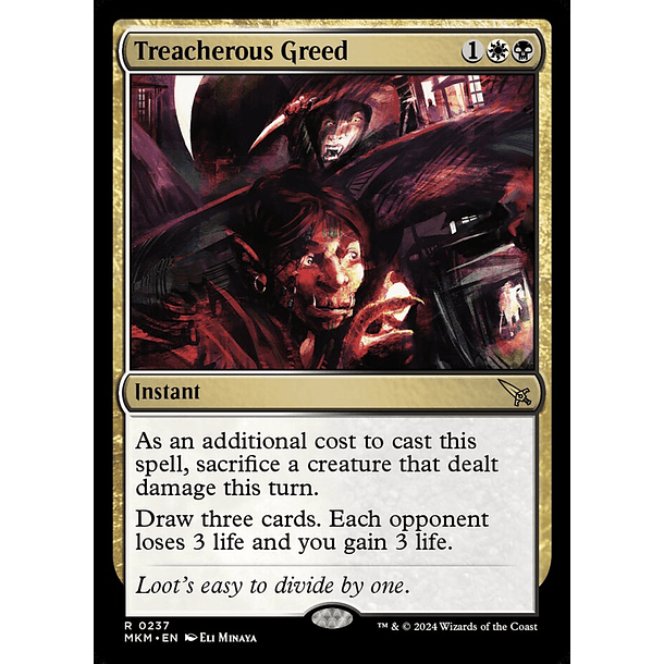 Treacherous Greed - MKM - R