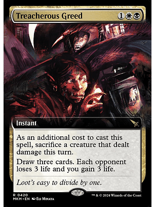 Treacherous Greed - MKM - R