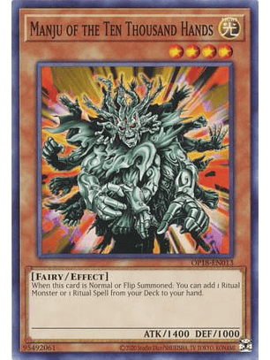 Manju of the Ten Thousand Hands - OP18-EN013 - Common
